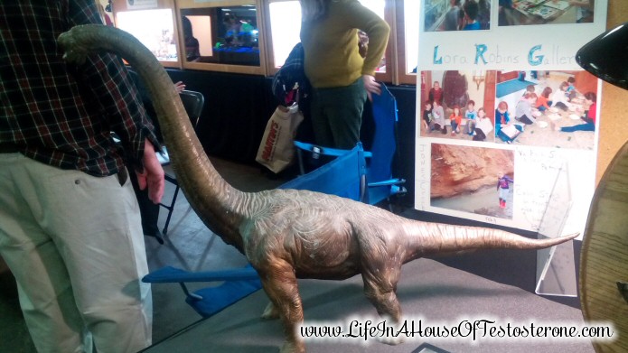 Dinosaur Trolling for Some Lunch at the Southern Women's Show 2014