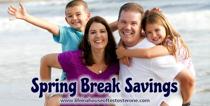 Spring Break Savings from BeFrugal.com and Life in a House of Testosterone