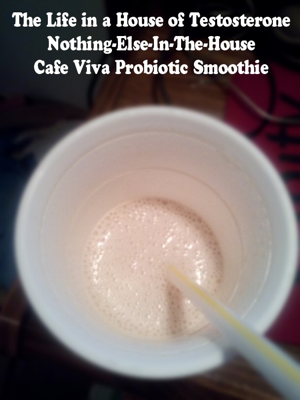 the life in a house of testosterone cafe viva smoothie