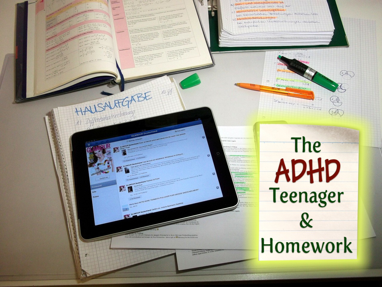 The ADHD Teenager and Homework