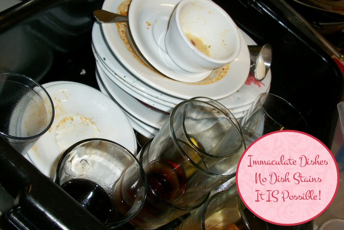 Immaculate Dishes - No Dish Stains - It Is Possible!