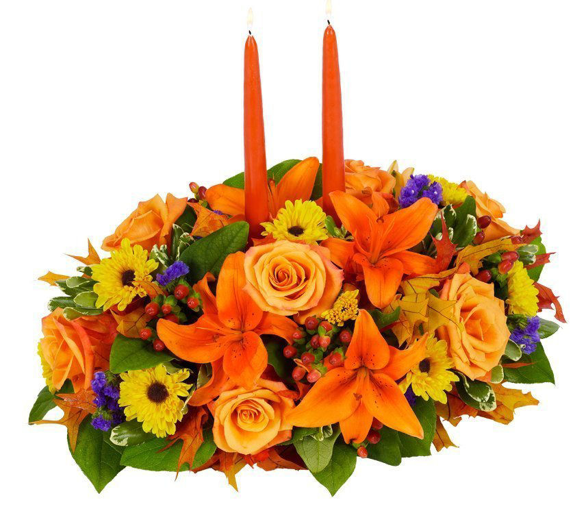 Thanksgiving Fresh Floral Centerpiece