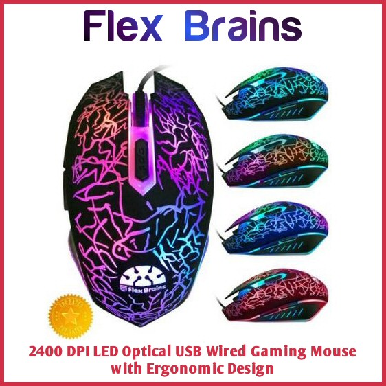 Flex Brains Luminous Wired Gaming Mouse Review