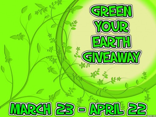 BLOGGER OPP: Green Your Earth Giveaway