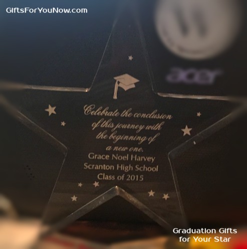 Grace Harvey Graduation Star Keepsake from GiftsForYouNow.com