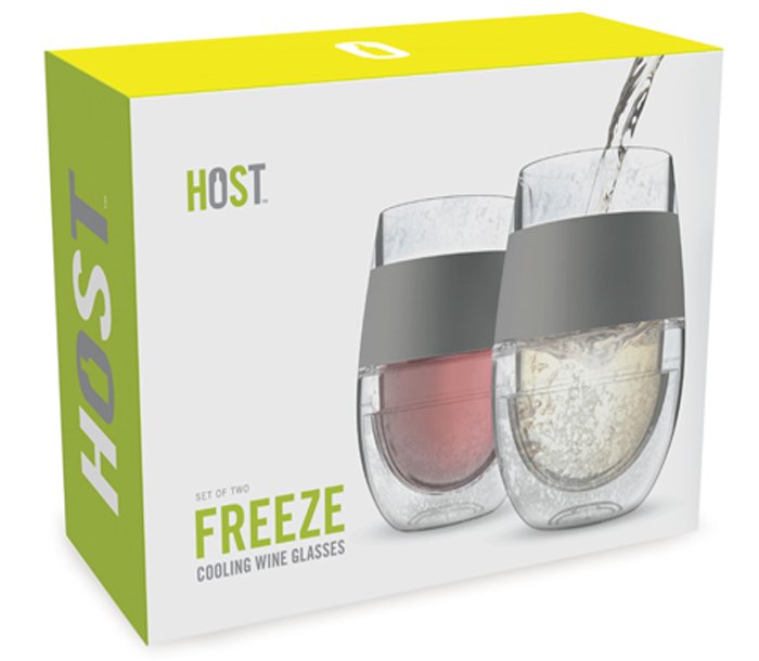 Host Freeze Cooling Wine Glass - Wine of the Month Club - $24.99