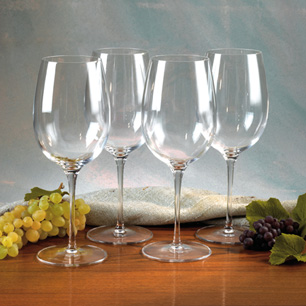 Luigi Bormioli Crystal Wine Glasses (Sonyx 4-Pack) - Wine of the Month Club - $47.99