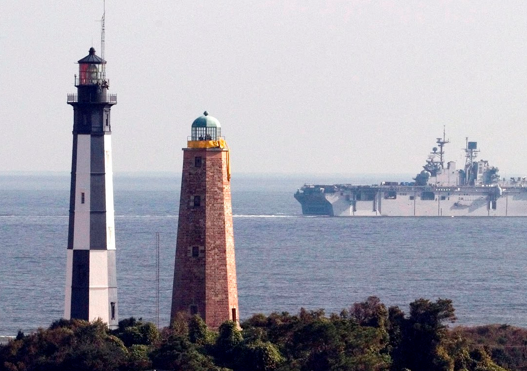 Cape Henry Lighthouse located at 583 Atlantic Avenue in Fort Story, VA is one of the oldest remaining lighthouses in the United States  •|• Summer Family Fun in Central Virginia on a Budget from Life in a House of Testosterone