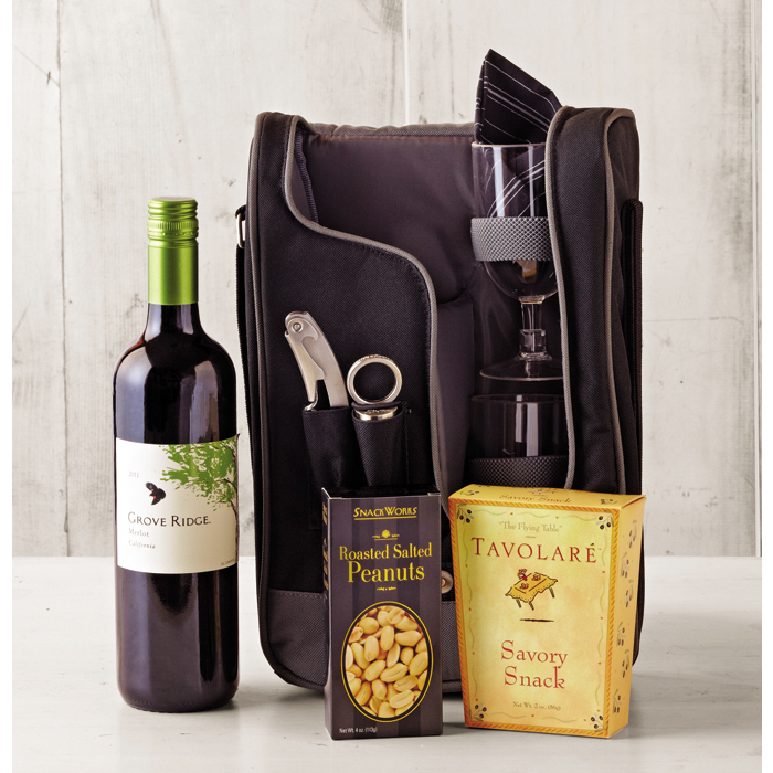 Heading Out Gift Basket - Wine of the Month Club - $72.00