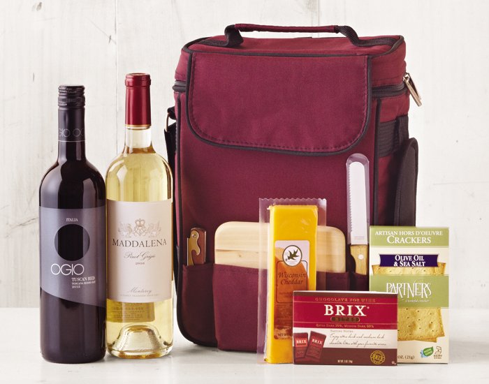 Picnic Duet Basket - Wine of the Month Club - $76.00