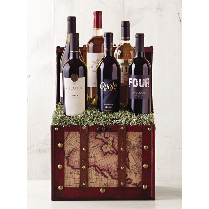 The Treasure Trove Gift Chest - Wine of the Month Club - $99.00