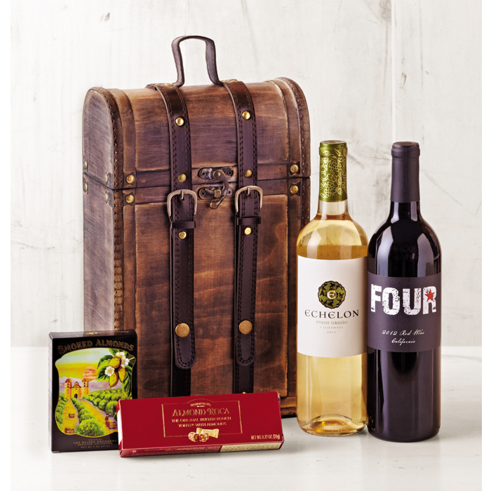 Vintage Travels Gift Basket - Wine of the Month Club - $62.00