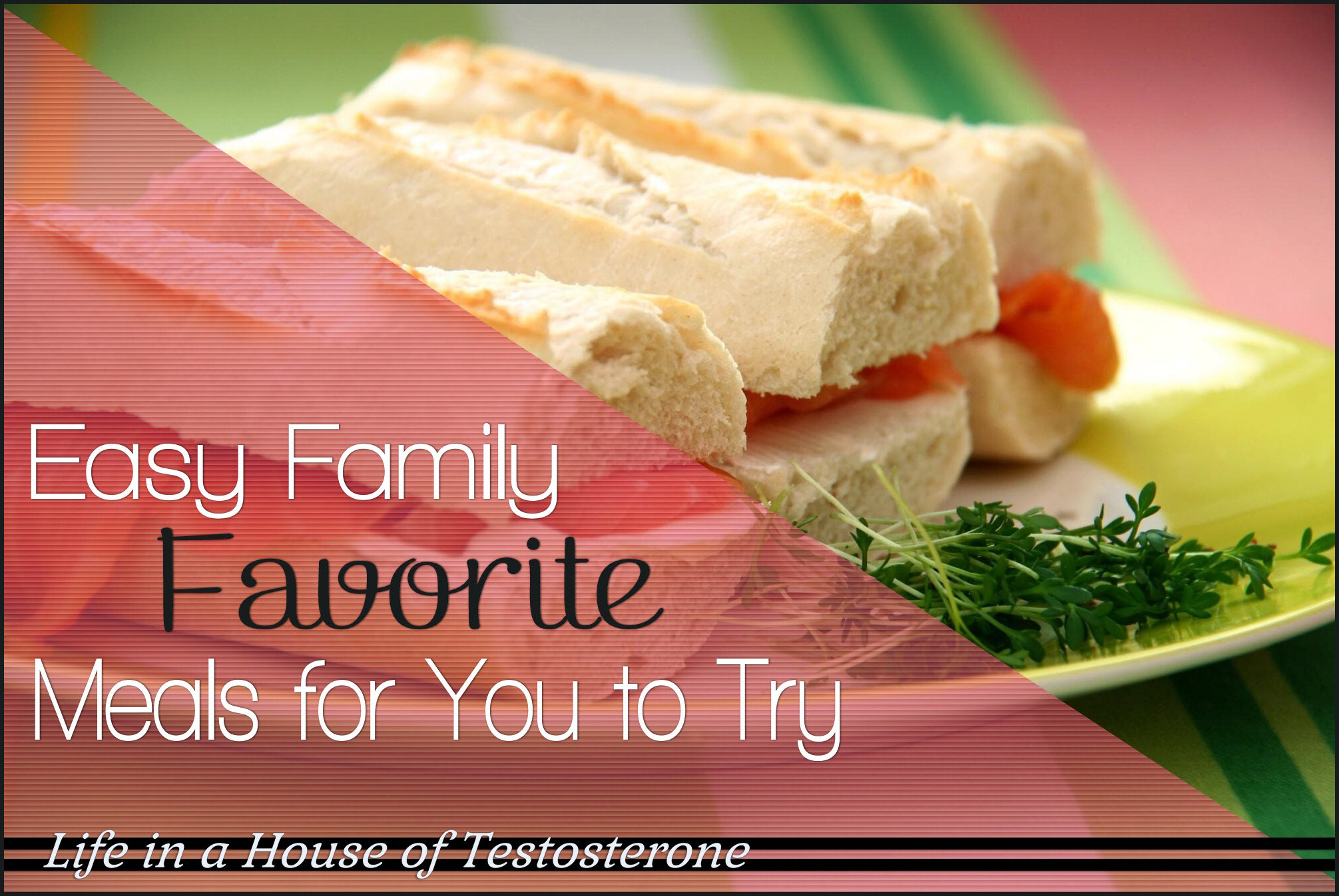 Easy Family Favorite Meals For You To Try from Life in a House of Testosterone