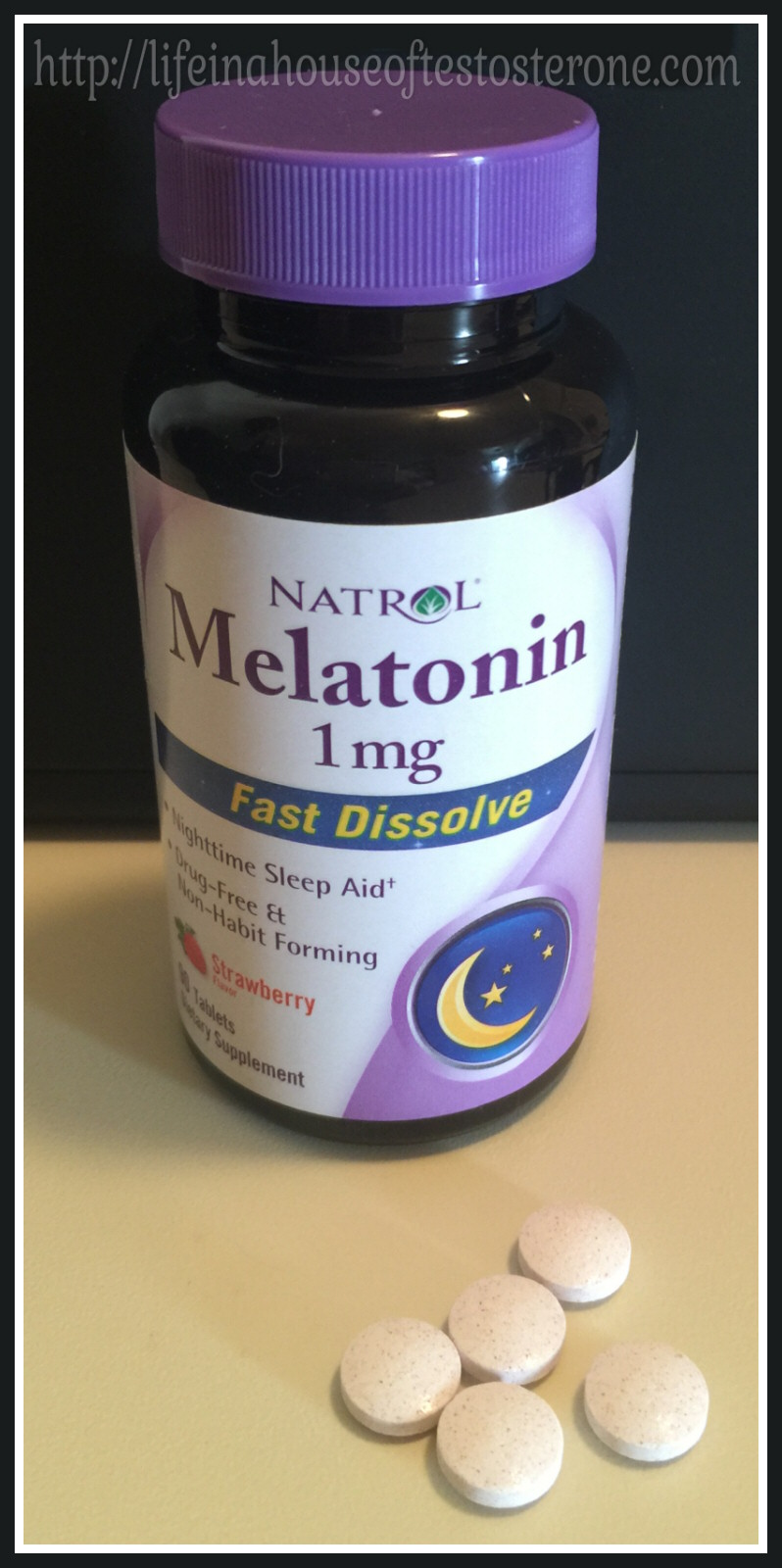 Natrol Melatonin 1mg Strawberry Flavored tablets