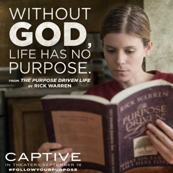 Without God, Life has no Purpose. Captive the Movie Review by Life in a House of Testosterone