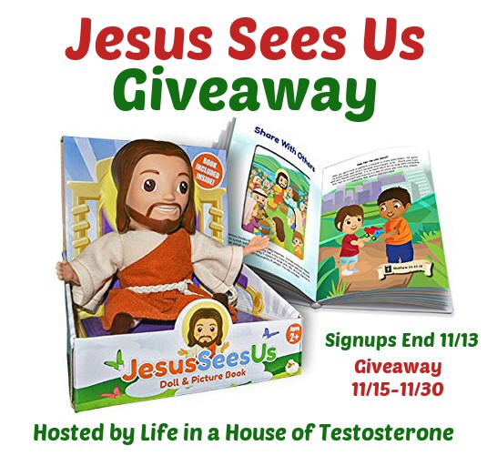 Blogger Opp: Jesus Sees Us Christian Doll & Book – Signups Close 11/13