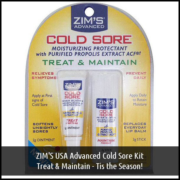 02 - Zims USA Advanced Cold Sore Kit Tis the Season