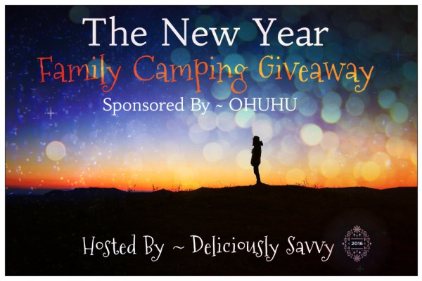 Blogger Opp: The New Year Family Camping Giveaway #Ohuhu