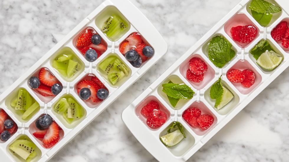 Fruity Ice Cubes made with Cascade Ice