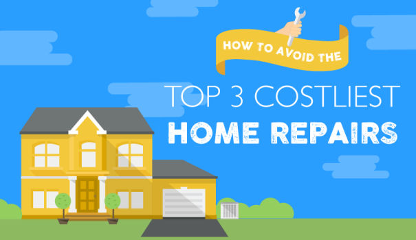 How to Avoid The Top 3 Costliest Home Repairs