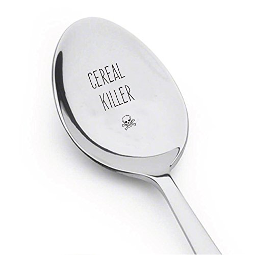 Cereal Killer Spoon -Unique Birthday Gift – Boyfriend – Teenager – Husband – Cereal Lover – Best Selling Item – Spoon Gift # A10