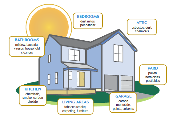 Common Household Air Pollutants