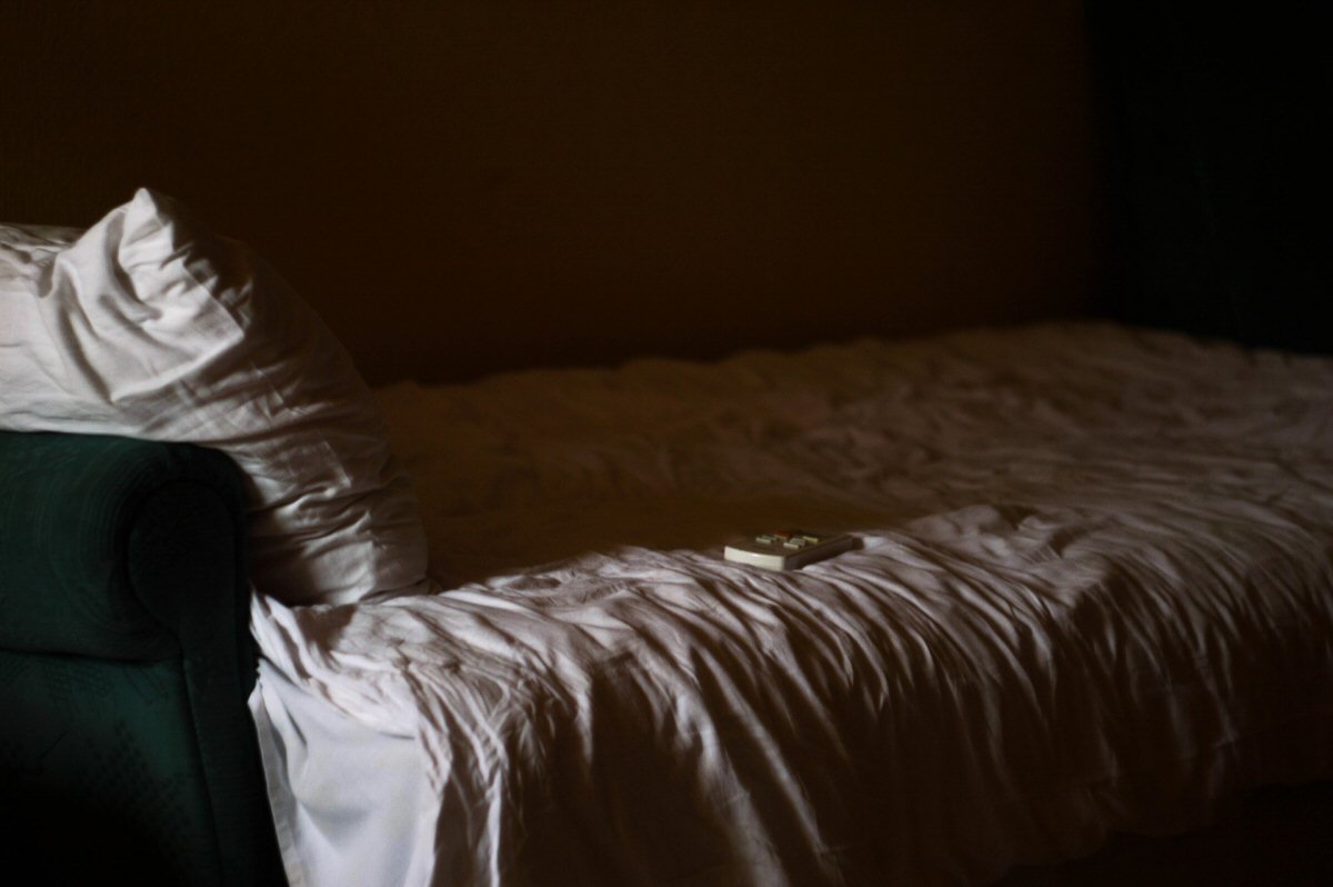 A Dark And Moody Bedroom - Bedding