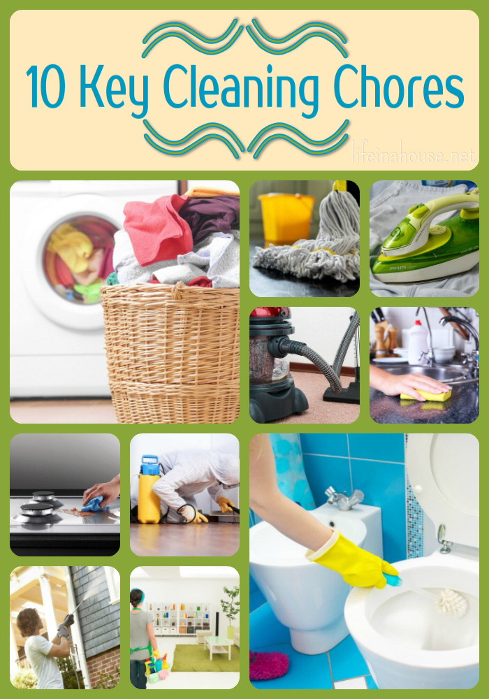 10 Key Cleaning Chores