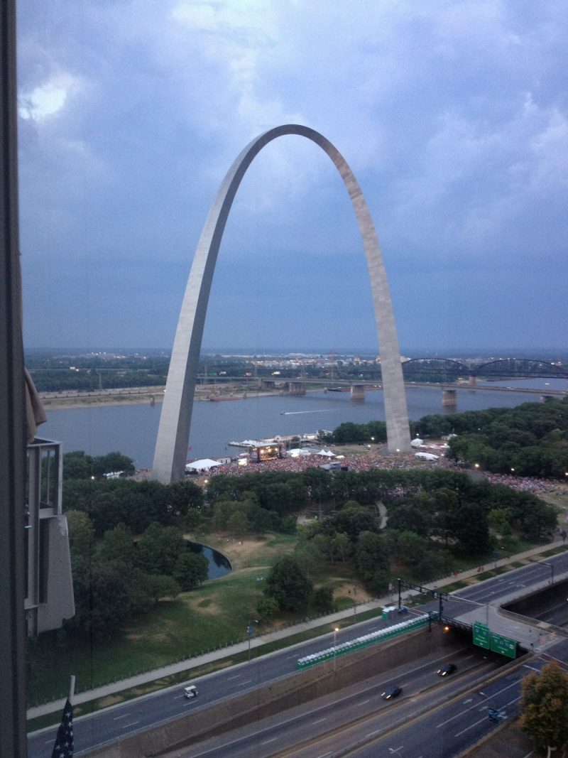 The Gateway Arch in St. Louis