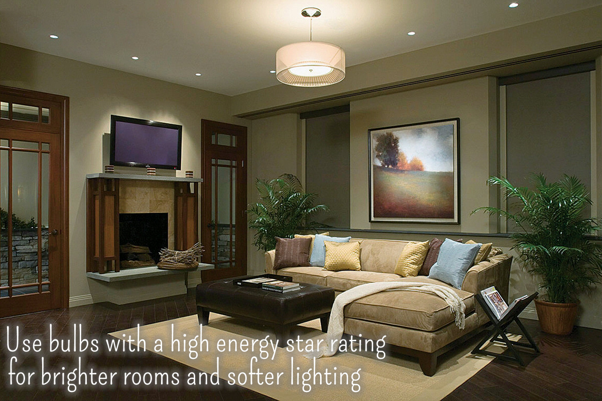 brighter rooms and softer lighting