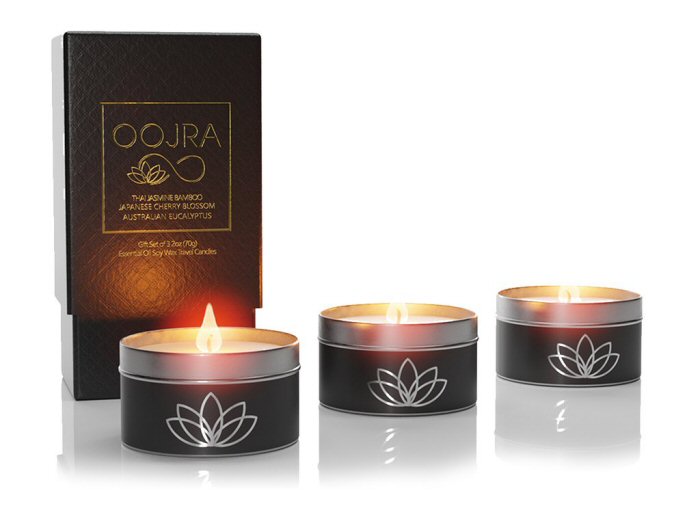 Oojra Essential Oil Aromatherapy Soy Wax Travel Candle Gift Set #travel #candle #aromatherapy #essentialoil #soywaxcandle