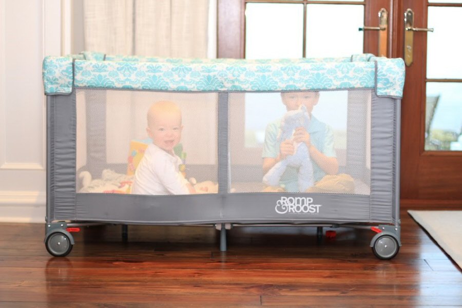 Make those summer trips easier with the unique patented design from Romp & Roost! With the versatile divider, you can have one large play space for one or two little ones, a large sleep space for your little bird, or a divided sleep space for two tiny tots! Romp & Roost is one of our featured Friday Finds for the week of 4/20/2018. Available at Amazon and select retailers - https://amzn.to/2HdgvHo