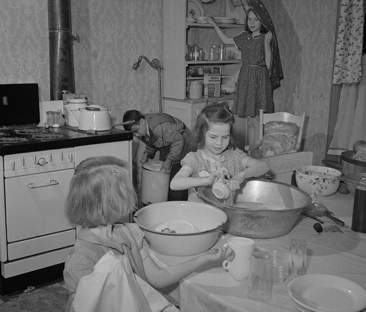 Children Helping with Housework