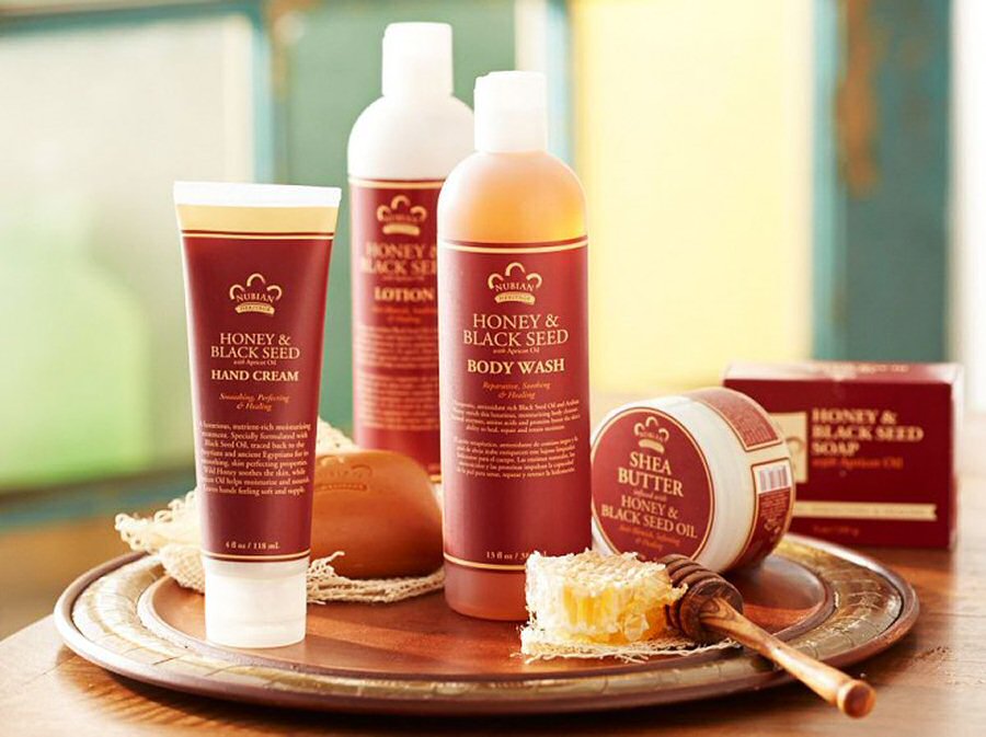 Nubian Heritage Bath and Body Collection - Honey and Black Seed with Apricot Oil