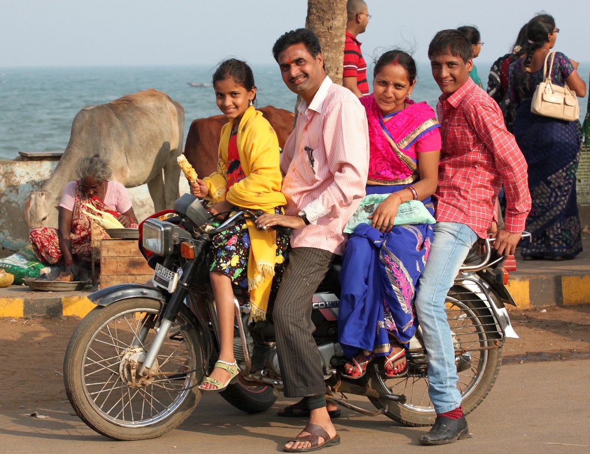 motorcycles and families