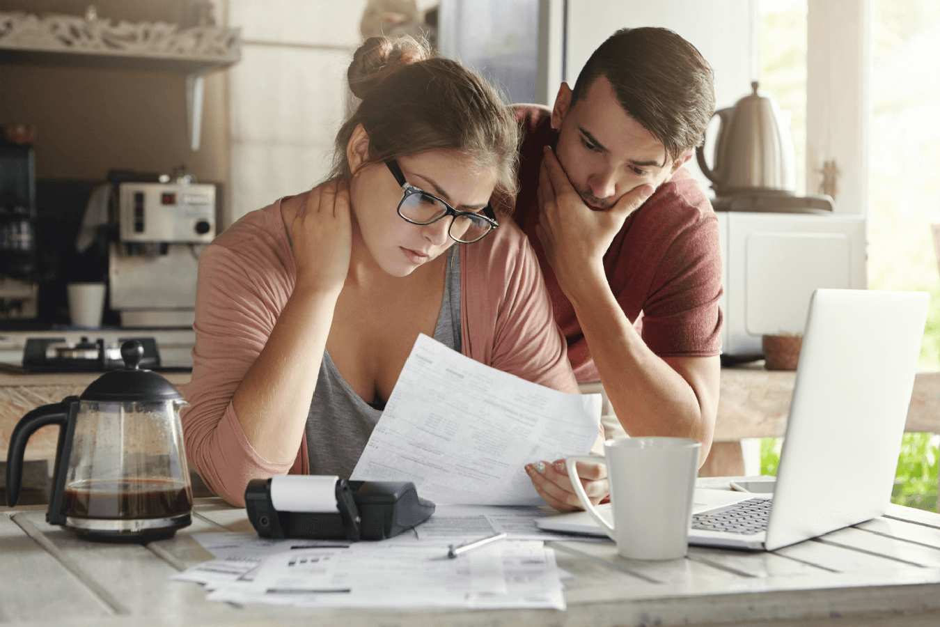 Couple with Money Anxiety Disorder