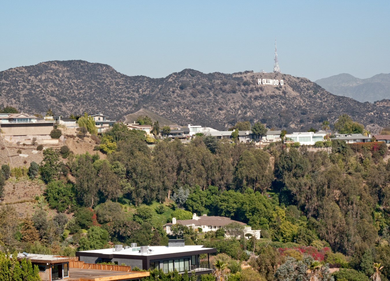 Hollywood Sign from Runyon Canyon Trail