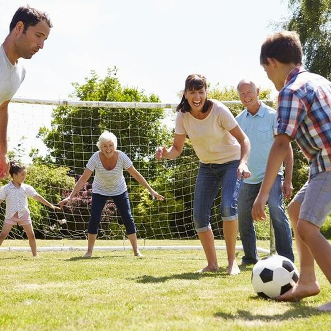 life in a house family game soccer