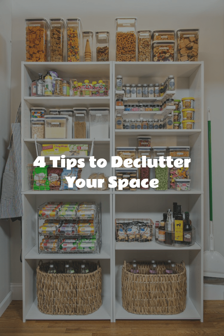 4 tips to declutter your space