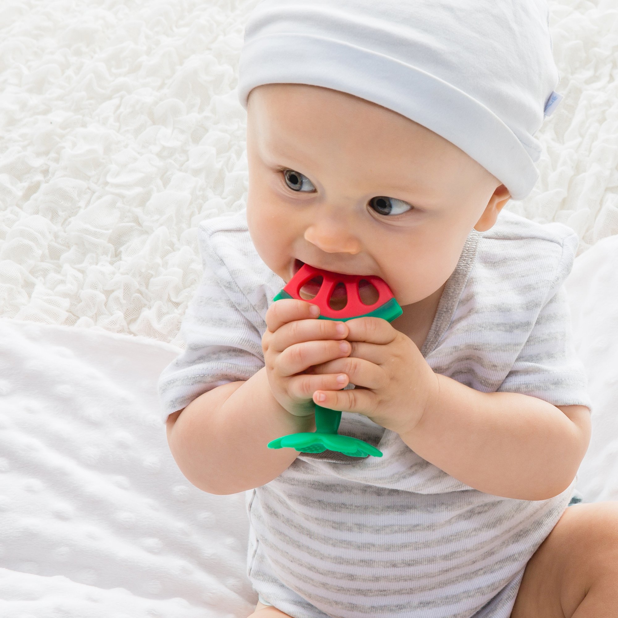 Perry Mackin Silicone Teether - Watermelon