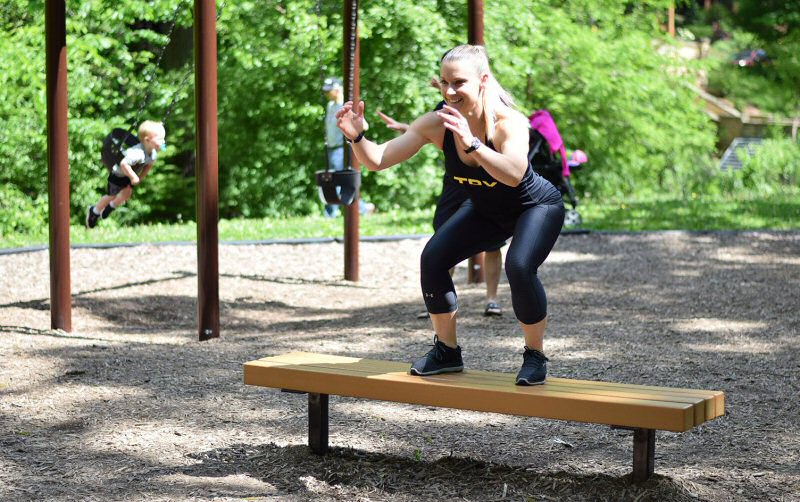 full body playground workout