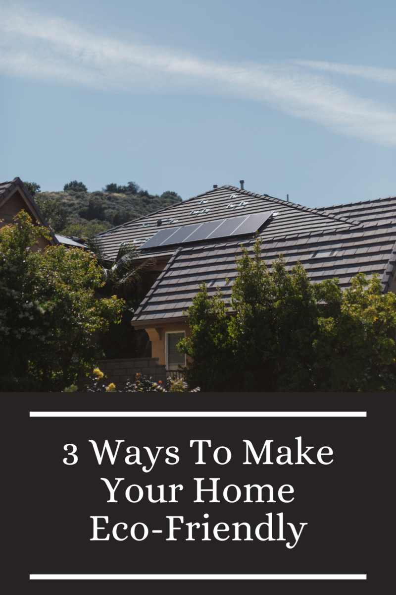 3 Ways To Make Your Home Eco-Friendly