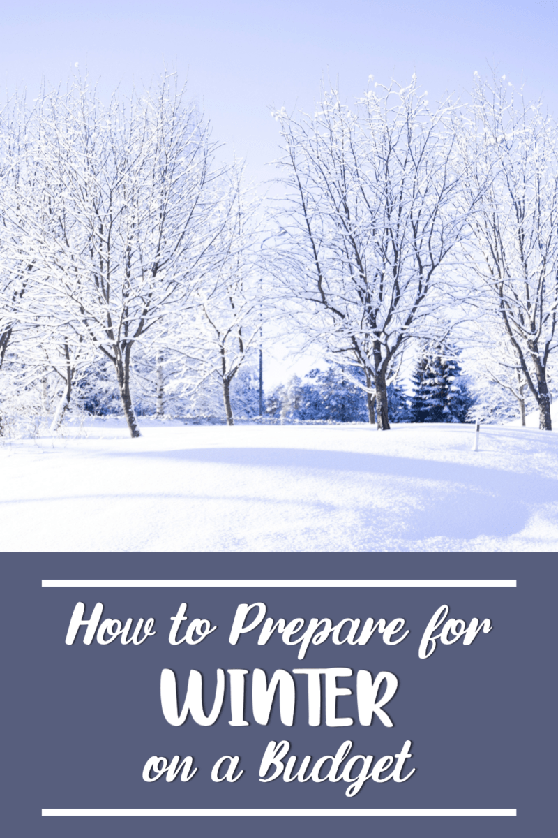 how to prepare for winter on a budget