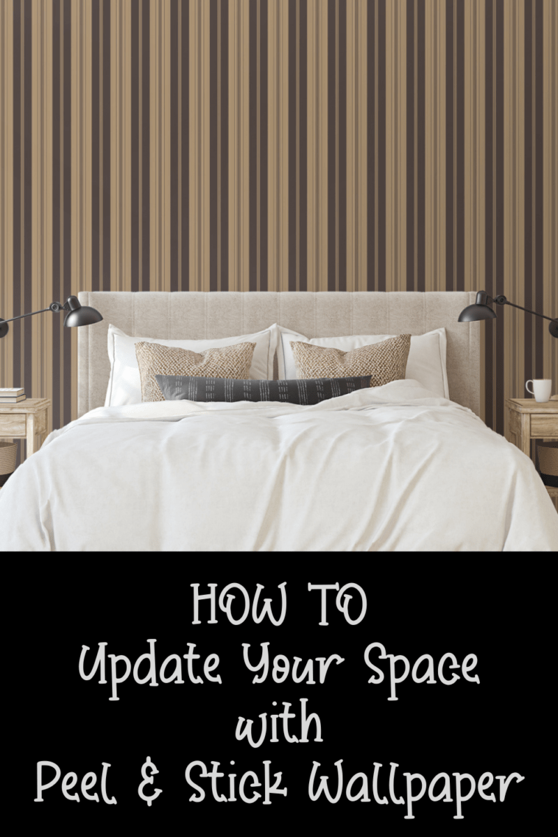 how to update your space with peel & stick wallpaper