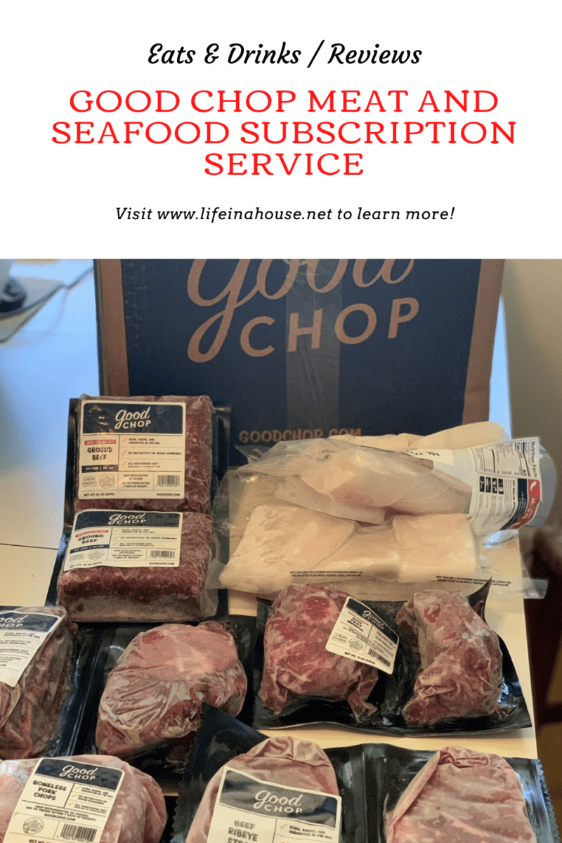 good chop meat and seafood subscription service