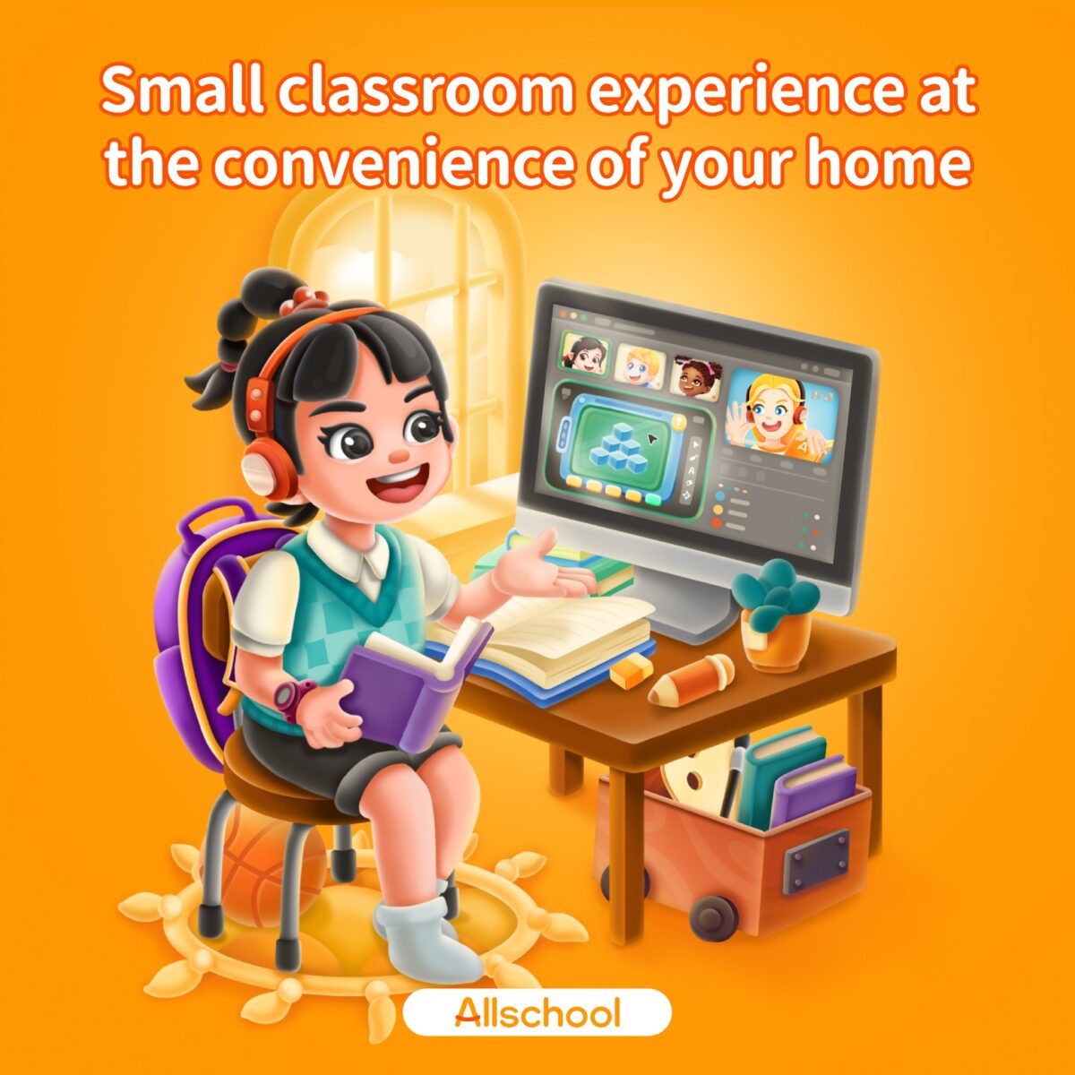 allschool small classroom experience at home