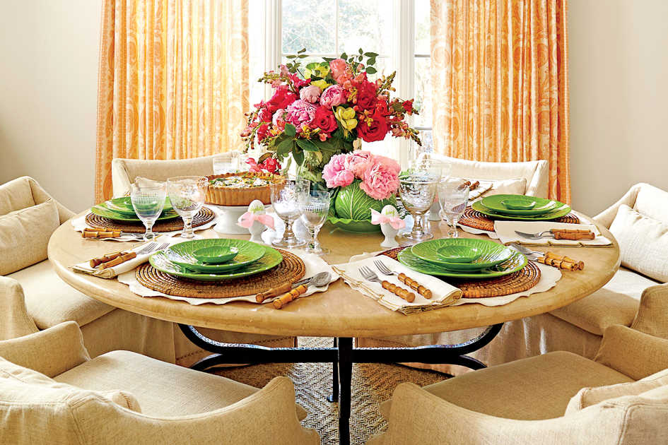 easter tablescape