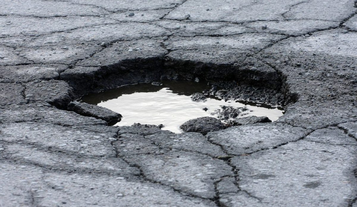 potholes in driveway