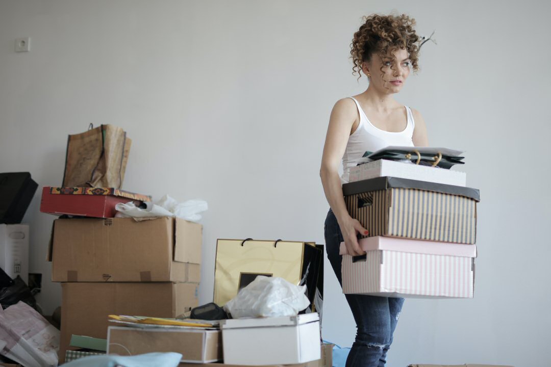 now is the time to declutter when moving into your new home