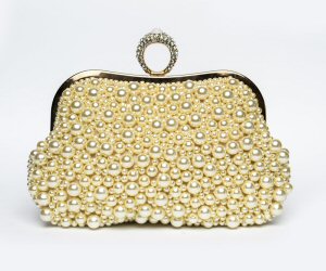 Small Designer Pearl Clutch